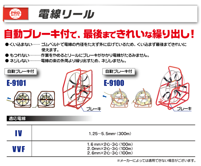 激安の スマイル本舗  店マーベル ケーブルローラー E-6103